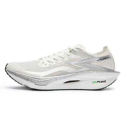 361 Degrees FLAME 3.0 Men Women Running Shoes Carbon Plate Racing Rebound Stable Breathable Wear-resistant Sneakers 672412207 PlatiNum
