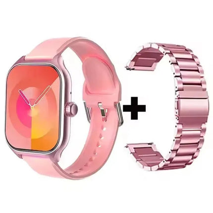 Smartwatch 2025 per Android e iOS, Schermo a Colori da 2,01 Pollici, Risposta alle Chiamate Bluetooth, Orologio Fitness Tracker per Donne e Uomini platinumshop
