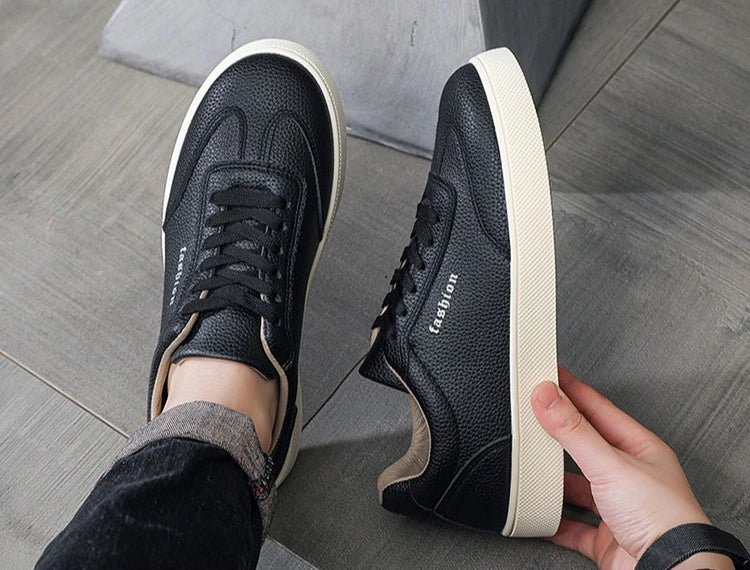 Casual Shoes Loafers British Leather Sneakers Flats Shoes Classic Men Leather Shoes Spring Summer New Trendy Designer Loafers