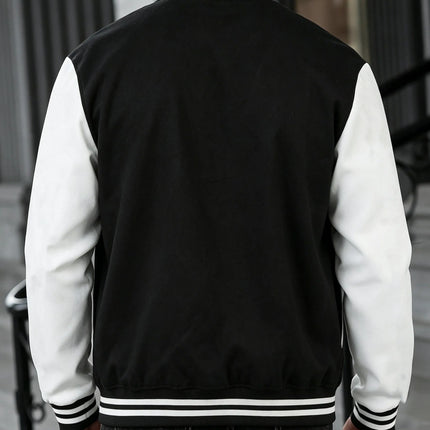 New York Brooklyn Art Letter Print Clothes Man'S Loose Sports Baseball Jersey Fashion High Street Veste Autumn Winter Jackets