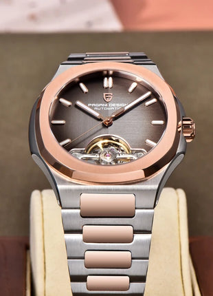 Nuovo Orologio da Uomo PAGANI DESIGN 2026 con Tourbillon Scheletrato, Orologio Automatico di Lusso di Alta Gamma per Uomo, Elegante Orologio da Polso Meccanico Sportivo