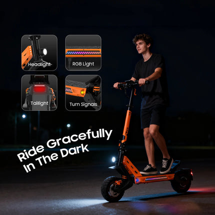 Monopattino Elettrico TOFUN TF3 PRO 1200W con APP, Velocità Massima 50 km/h, Autonomia 40-50 km, Batteria 48V 15.6Ah, Pneumatici da 10 Pollici, 4 Modalità, Pieghevole platinumshop
