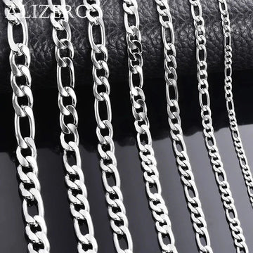 Wholesale 925 Sterling Silver Necklace 2-12mm Width 40-75cm Long Chain Lobster Clasp Men and Women Engagement Jewelry PlatiNum