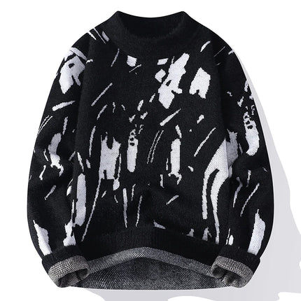 Autumn Winter Sweaters for male men O-neck sweater men Student youth sweaters  Men's Casual Knitwear Pullover Top