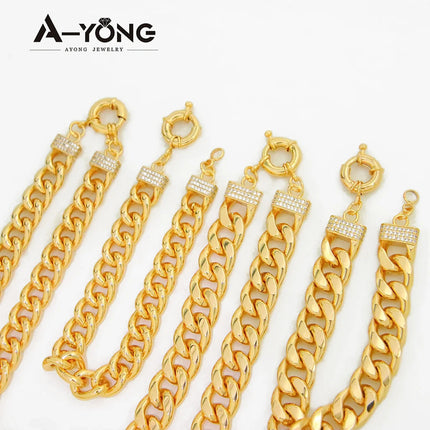 Set di gioielli Hip Hop di lusso placcato oro 21k Dubai Fashoin Collana a catena cubana Arabo Donna Uomo Punk Evento Gioielli per feste platinumshop