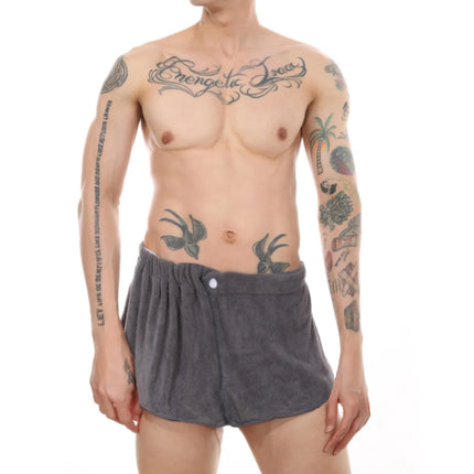 Asciugamani da bagno per uomo Asciugamani da spiaggia da nuoto in microfibra Pantaloni corti indossabili Morbida coperta da spiaggia Gonna da palestra per doccia