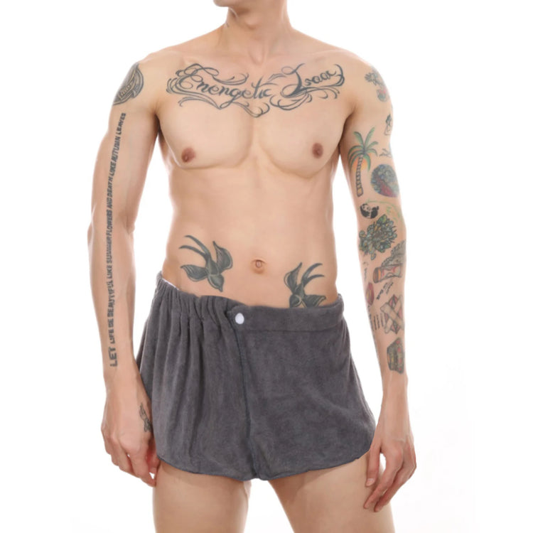 Asciugamani da bagno per uomo Asciugamani da spiaggia da nuoto in microfibra Pantaloni corti indossabili Morbida coperta da spiaggia Gonna da palestra per doccia