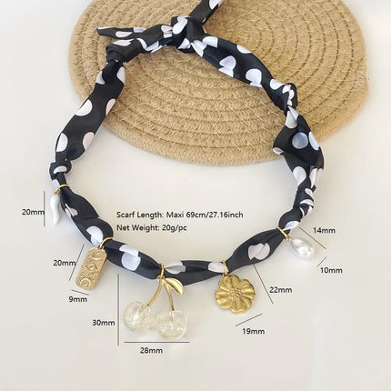 Collana bandana morbida con ciondolo a forma di fiore a forma di cuore placcato in oro per gioielli impilabili da donna e ragazza PlatiNum