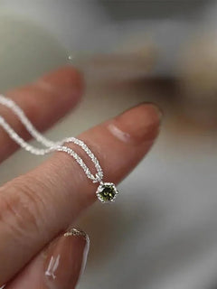 Popular Silver Colour Sparkling Clavicle Chain Choker Necklace Collar For Women Fine Jewelry Wedding Party Birthday Gifts 2023