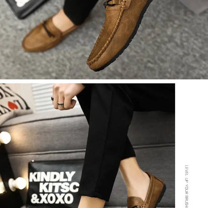 Mocassini da Uomo di Lusso in Pelle PU, Moda Casual, Nuovi Modelli 2026, Comodi e di Alta Qualità, Scarpe da Guida e Sneakers