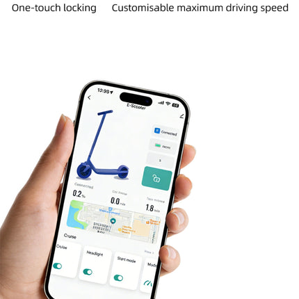 Monopattino Elettrico per Adulti, E-scooter Pieghevole 350W 36V con Batteria 10.4Ah, Doppia Sospensione, Pneumatici da 10 Pollici, Scooter Elettrico da Città e Fuoristrada