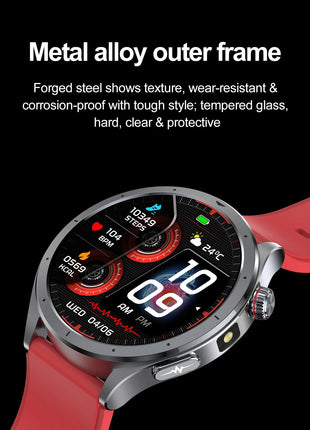 Nuovo Smartwatch 2026 per Analisi del Grasso Corporeo, ECG+PPG, Acido Urico, Pressione Sanguigna, Ossigeno nel Sangue, Orologio con Chiamate per Uomini e Donne platinumshop