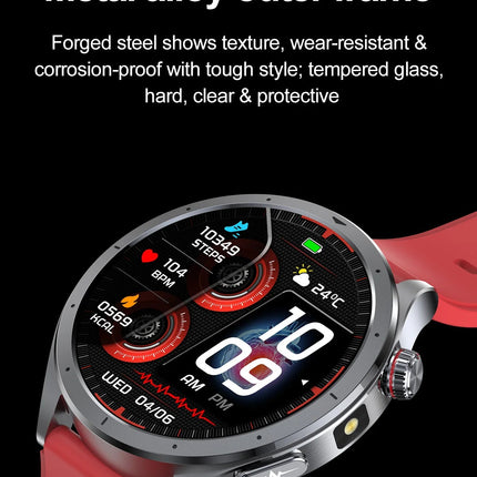 Nuovo Smartwatch 2026 per Analisi del Grasso Corporeo, ECG+PPG, Acido Urico, Pressione Sanguigna, Ossigeno nel Sangue, Orologio con Chiamate per Uomini e Donne platinumshop