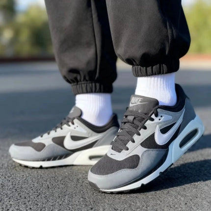 Nike Air Max Correlate Scarpe da corsa su strada comode con cuscino d'aria alla moda retrò da uomo, scarpe da jogging, nere, bianche, grigie 511416-011