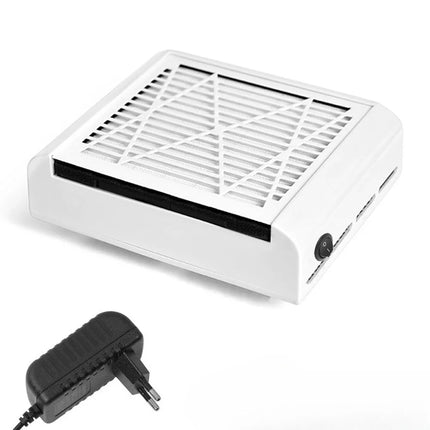 Nail Grinding Polishing Dust Collector Desktop Adjustable Speed Vacuum Device For Home Salon Nail Art Sessions