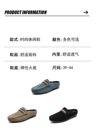 Mocassino 2026 ‌   Scarpe da uomo leggere estive, modello mocassino, slip-on traspiranti casual con mezza soletta, per uomo