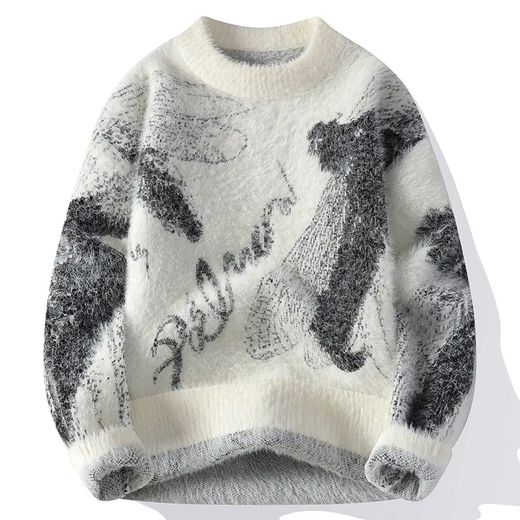 Winter Sweaters for male men thick O-neck sweater men Student youth sweaters autumn Men's wool Casual Knitwear Pullover