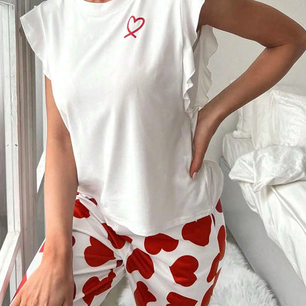 Pigiama estivo Set Pantaloni estivi da donna Set Pijama Pigiama da donna Indumenti da notte Donna che dorme Biancheria intima da notte sexy