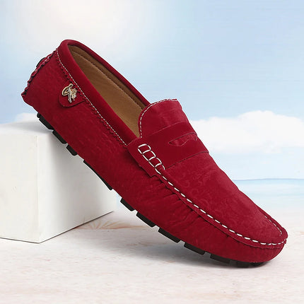 Scarpe Italiane Formali da Uomo, Mocassini in Pelle Fatti a Mano, Scarpe Casual da Guida, Slip-on di Lusso Comodi per Uomo