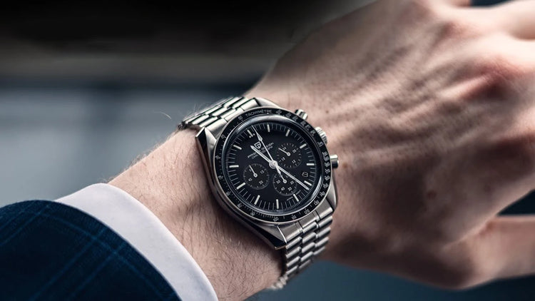 PAGANI DESIGN Nuovo Orologio da Uomo di Lusso al Quarzo con Vetro Zaffiro AR, Cronografo Sportivo Impermeabile 500 ATM, Movimento Giapponese, Luminoso, in Acciaio 316L