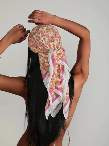 Stampa Cover up Sexy Beachwear Summer Sarong 2024 nuova sciarpa per le donne brasiliano Wrap Beachwear femminile platinumshop