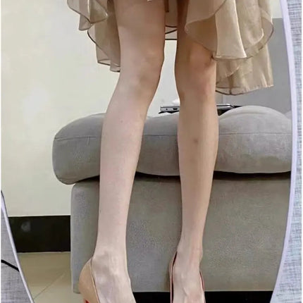 Sexy Black High Heels for Ladies Elegant woman heels 2025 trend Stiletto Pointed Toe Shoes Women Nightclub Prom Party Shoes PlatiNum
