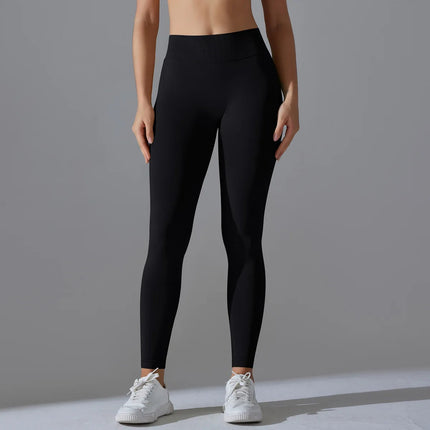 Fitness Sports Leggings Women's High Waist Seamless Yoga Legging Scrunch Butt Breathable Push Up Sports Pants Women Gym Tights PlatiNum