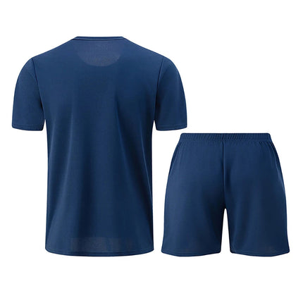 Tuta sportiva da uomo ad asciugatura rapida 1/2/4 pezzi T-shirt casual traspirante a maniche corte Tasca Pantaloncini versatili per adolescenti da indossare platinumshop