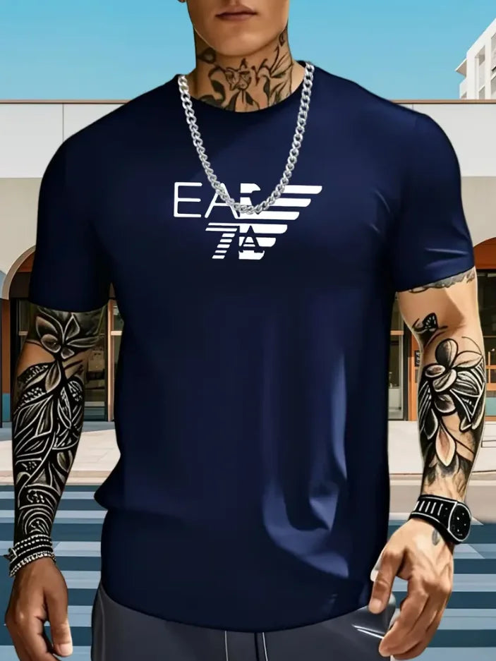 Nuovo Stile alla Moda Bestseller - T-Shirt Estiva in Cotone a Girocollo Vestibilità Ampia per Uomo e Donna, Top Elegante e Traspirante