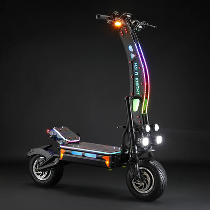 Halo Knight T107 Max Scooter elettrico 13 pollici Off Road Pneumatico 4000W * 2 Doppio motore 72V 50Ah Batteria E-Scooter per pendolarismo urbano