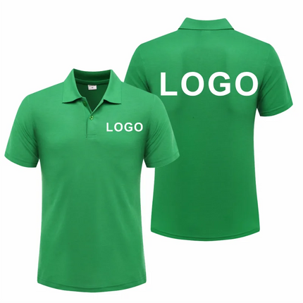 Summer Casual Polo Shirt Breathable Economical Custom Polo for Company Staff Work Polo Shirt with Custom Logo Print Embroidery