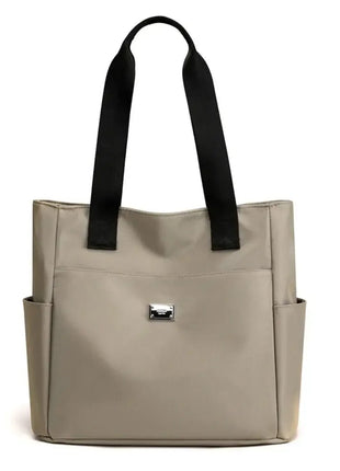 High Quality Large Capacity Handbag Tote Bags Lightweight Waterproof Nylon Shoulder Bag For Work School And Travel Shoulder Bags PlatiNum
