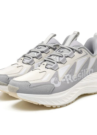 ONEMIX Scarpe casual da uomo autunno inverno Scarpe da trekking antiscivolo e resistenti all'usura con assorbimento degli urti morbido ed elastico PlatiNum
