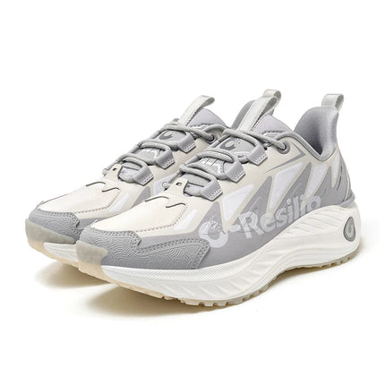 ONEMIX Scarpe casual da uomo autunno inverno Scarpe da trekking antiscivolo e resistenti all'usura con assorbimento degli urti morbido ed elastico PlatiNum