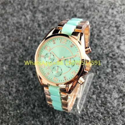 Nuovi orologi da polso da donna in acciaio inossidabile, orologi al quarzo da donna, orologi eleganti da donna di marca di lusso, orologi da donna platinumshop