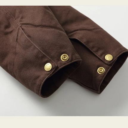 Classic Detroit Jacket J01 American Vintage Workwear Spring/Fall 100% Cotton Canvas Jacket J97 Loose-Fit Lightweight Coat