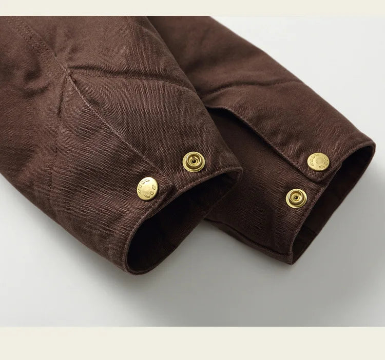 Classic Detroit Jacket J01 American Vintage Workwear Spring/Fall 100% Cotton Canvas Jacket J97 Loose-Fit Lightweight Coat