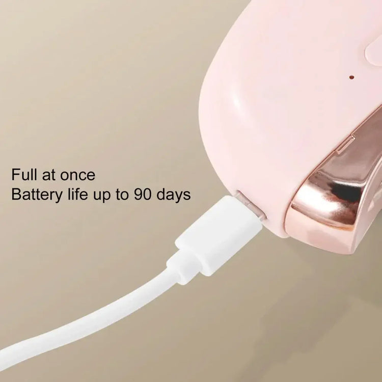3-in-1 Electric Nail Trimmer for Seniors & Adults, Automatic Nail Clipper with Polishing, Rechargeable Safe Nail Cutter for Elderly Kids