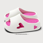 2025 Pantofole da donna alla moda Sandali Scivoli da spiaggia Scarpe da doccia spesse antiscivolo in tinta unita per la casa estiva all'esterno - platinumshop