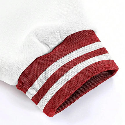 Summer Manfinity EMRG Oversized Men's Drop Shoulder Varsity Jacket with Letter Graphic Striped Trim and Colorblock Design