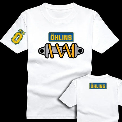 Desktop_Amazing Tees Men's Ohlins Shock Suspension Car Motorcycle Sport Racing T Shirt Summer Casual Oversized Men's Short Sleeve