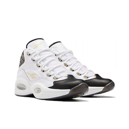 Reebok Question Basketball Shoes Unisex Mid Top White EF7599