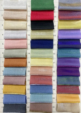 Tessuto di raso setoso in cristallo di vetro, tessuto iridescente glitterato, materiale per abiti lucidi, tessuto per indumenti lucido