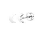 2 pz/set In Acciaio Inox Cuore Luna Earbone Della Vite Della Vite Della Sfera Orecchini con perno per Le Donne di Modo Dell'orecchio Trago Cartilagine Body Piercing platinumshop
