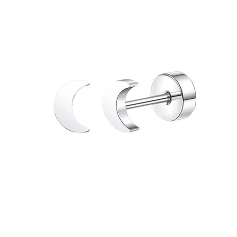 2 pz/set In Acciaio Inox Cuore Luna Earbone Della Vite Della Vite Della Sfera Orecchini con perno per Le Donne di Modo Dell'orecchio Trago Cartilagine Body Piercing platinumshop
