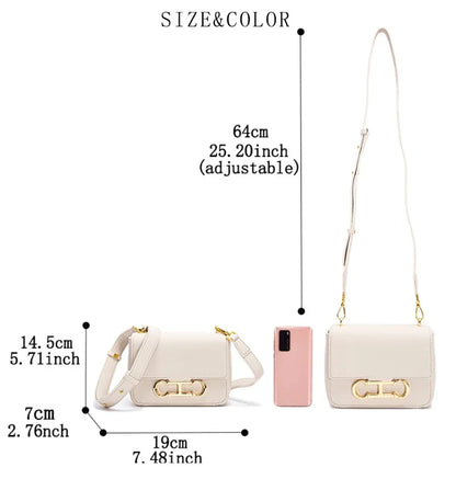 Carolina Herrera Elegante classico semplice tinta unita versatile casual da donna nuova borsa a tracolla di lusso leggera con una spalla