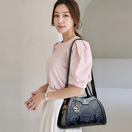New Women Bag Luxury Designer Cowhide Handbags for Women Famous Brands Crossbody bag for Women Leather Shoulder Bags Sac a main PlatiNum