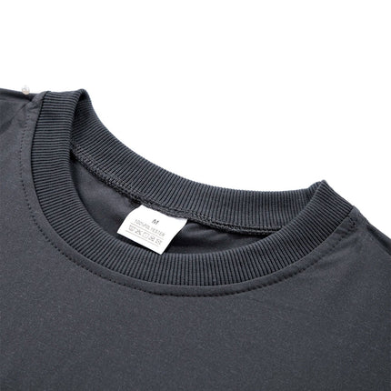 Spring Autumn Men‘s T-shirts Long Sleeve Casual Tops Solid Color High Quality Male T-Shirt Classic Men Clothing PlatiNum