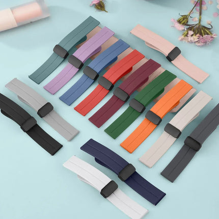 22mm 20mm cinturino magnetico in silicone per Omega X Swatch Joint MoonSwatch cinturino per Xiaomi Watch S4 S3 S2 S1/Huawei GT6Pro GT6 5 4 46 platinumshop