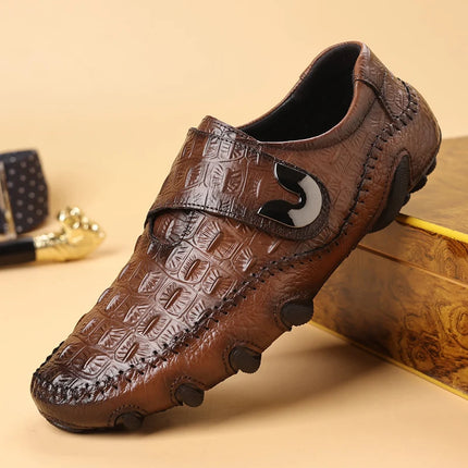 Mocassini Estivi da Uomo per Matrimonio, Scarpe Eleganti da Passeggio, Mocassini da Guida, Nuovi Arrivi Scarpe Casual da Uomo in Pelle Spaccata Slip-on, Scarpe Basse da Uomo